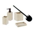 thumbnail image 7 of Collection Stone Effect Natural Bath Accessory Set-4 pieces, 7 of 7