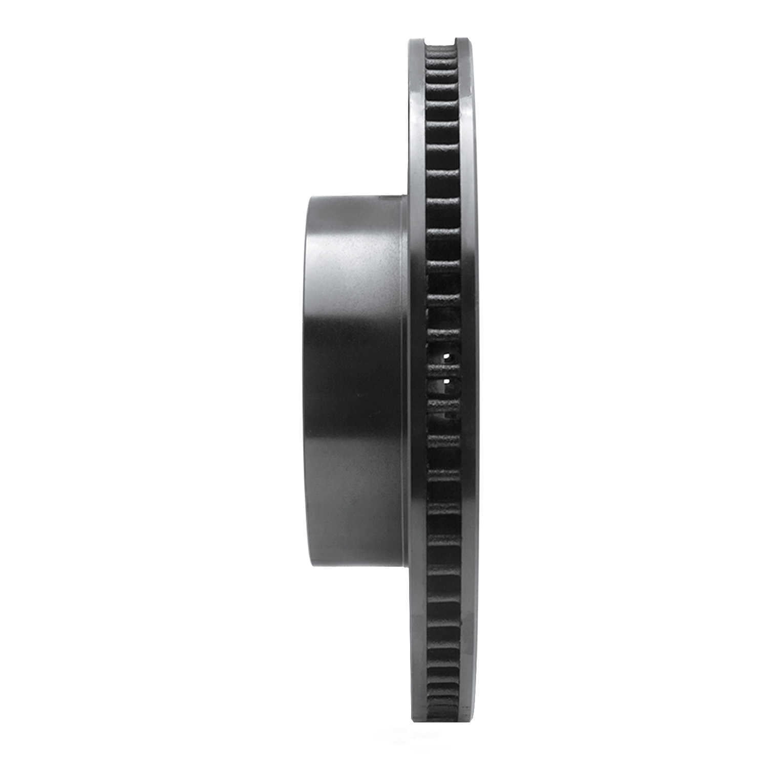 Dynamic Friction Company 633-76136L DFC Brake Rotor - Drilled And Slotted - Black