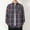 Black, variant on Generic Mens Flannel Shirts Button Down Regular Fit Blouse Flannel Shirt Long Sleeve Casual Plaid Shirt Plus Size Lapel Tops