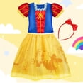 thumbnail image 4 of Vestido de princesa Meland para niñas con juguetes de princesa de 3 a 8 años, 4 of 9