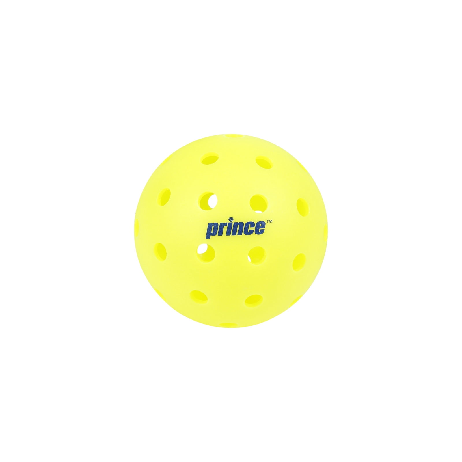 Prince Outdoor Pickleball Balls – 12 Pack with Mesh Bag, USA Pickleball Approved, 40-Hole Precision Design, High-Visibility Neon Yellow