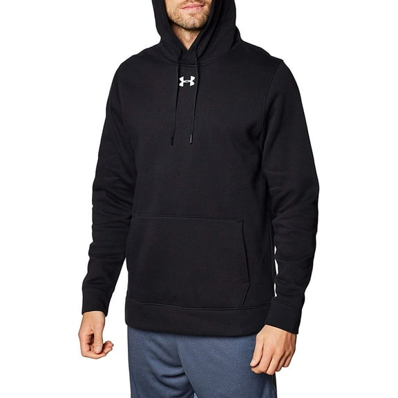 Under Armour Hustle Fleece Team Hoodie Mens 1300123 - Black - S