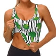 thumbnail image 3 of Fotbe Broccoli 2 Sujetador Deportivo Largo sin Aros para Mujer con Almohadillas y Soporte Medio, Transpirable y Absorbente, Camiseta Tipo Chaleco o Tank Top-X-Large, 3 of 8