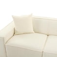 thumbnail image 4 of Olafur Cream Linen Sectional - RAF, 4 of 14