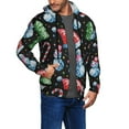 thumbnail image 3 of Zip Up Hoodies for Men - Disco Mirror Ball Snowman Long Sleeve Comfrt Men'S Fashion Hoodies & Sweatshirts, Jackets for Men Hoodies Pullover Clothing Clothes with Pouch, 3 of 5