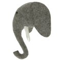 thumbnail image 3 of Fiona Walker Inglaterra Elefante Mini Cabeza de Animal de Fieltro, Montado en la Pared Sailing Electrónica, 3 of 3