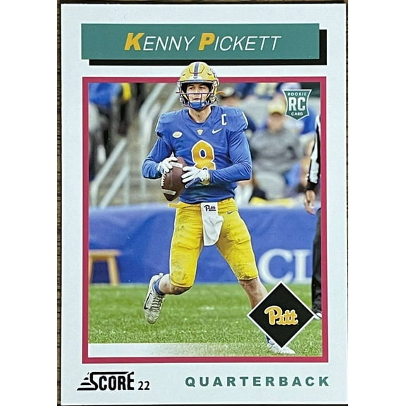 NFL 2022 Panini Score Football    Kenny Pickett Trading Card (1992 Throwback) #TB1