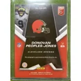 thumbnail image 2 of DONOVAN PEOPLES JONES AUTO PRIZM ROOKIE CARD # /49 SP RC 2020 Elite BROWNS LIONS, 2 of 12