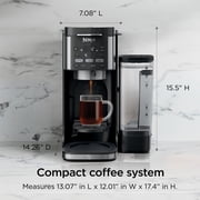 Ninja DualBrew Hot & Iced Coffee Maker, Single-Serve, compatible with K-Cups & 12-Cup Drip Coffee Maker CFP101
