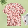 thumbnail image 4 of Leopard Print Pattern T Shirts Basic T-Shirt Short Sleeve Ladies Tee Shirt Summer Graphic Clothing, 4 of 6