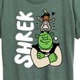 thumbnail image 3 of Shrek - Stacked Characters - Women's Short Sleeve Graphic T-Shirt, 3 of 6
