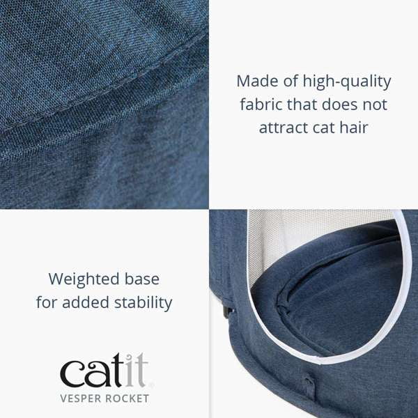 Catit Vesper Cat Rocket, Blue, Catit Vesper Rocket
