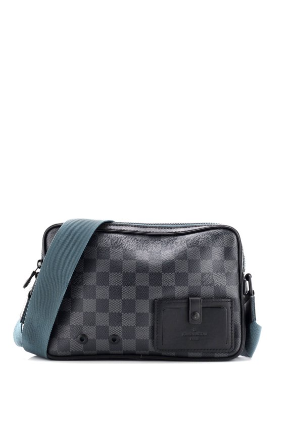 Pre-Owned Alpha Messenger Bag Damier Graphite By Rebag