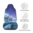 thumbnail image 4 of Wukai Night At Lake Aurora 1 Full Set Car Seat Covers with Soft Padding Universal Auto Front Seats Protector and Cushion Mat, 4 of 5