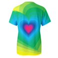 thumbnail image 5 of TSADFHJI Chandails en Molleton et Chandails à Capuchon pour Femmes Col Rond Imprimé Manches Courtes Col Rond T-Shirt Haut m Vert, 5 of 5