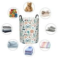 thumbnail image 6 of Balery Eiffel Tower Round Laundry Basket with Handles Waterproof Freestanding Laundry Hamper for Clothes Toys in the Dorm and Family-Medium, 6 of 8