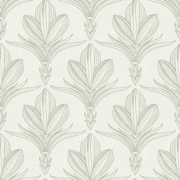 NuWallpaper Larkyn Green Peel and Stick Wallpaper