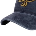 thumbnail image 6 of Dinosaur Embroidered Hat Childrens Baseball Cap Washed Cotton Cartoon Sun Hat Outdoor UV Sun Hat for Toddler Baby Boys Girls Safari Fishing Hat UPF 50+, 6 of 7