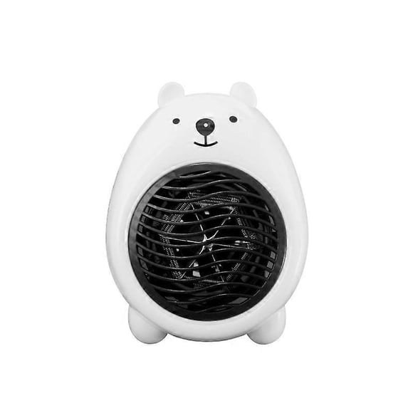 Chauffage Électrique Portable Mini Chauffe-Eau Thermostat Réglable Chauffage Rapide Chauffage à Air Ptc Séchoir à Vêtements (Blanc)