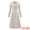 Beige, variant on Wrap A-Line Pleated Midi Long Sleev Dress L Wine Red