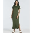 thumbnail image 6 of 3-Pack: Women’s Casual Short Sleeve Maxi Dress – Summer Dress with Slit & Pockets (Available in Plus Size), 6 of 7