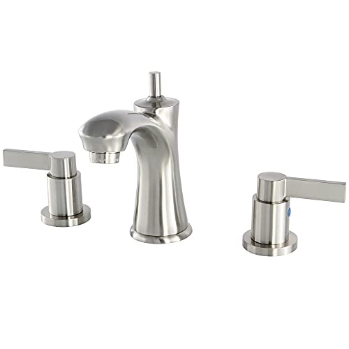Kingston Brass KB7968NDL Robinet de Lavabo à Large Diffusion, Nickel Satiné