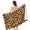 Black, variant on Leopard Beach Towel 32 X 52 Inch, Microfiber Bath Towel, Orange Black Animal Print, Quick Dry Sand Resistant For Pool Travel