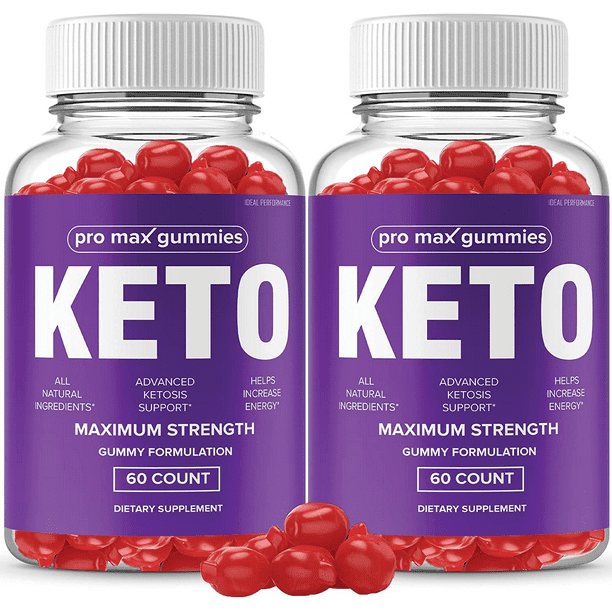 (2 Pack) Pro Max Keto Gummies Promax Extra Strength Advanced (120