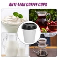 thumbnail image 2 of WORGEOUS 50 tazas de café desechables de aislamiento para llevar taza de papel de doble capa con tapa (12 oz, 350 ml), 2 of 7