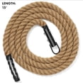 thumbnail image 2 of Philosophy Gym 15 ft. Indoor / Outdoor Exercise Climbing Rope - 1.5 Inch Diameter, 2 of 7