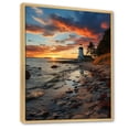 thumbnail image 2 of Designart "Rhode Island horizon" Cityscapes Floater Framed Canvas Wall Art, 2 of 7