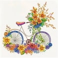 thumbnail image 1 of 5D DIY Taladro Parcial en Forma Especial Flores Bicicleta 30x30cm, 1 of 9