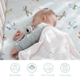 thumbnail image 4 of Bimocosy Crib Sheets Fitted 2 Pack for Baby Boys & Girls 52'’ x 28'' (Plane), 4 of 8