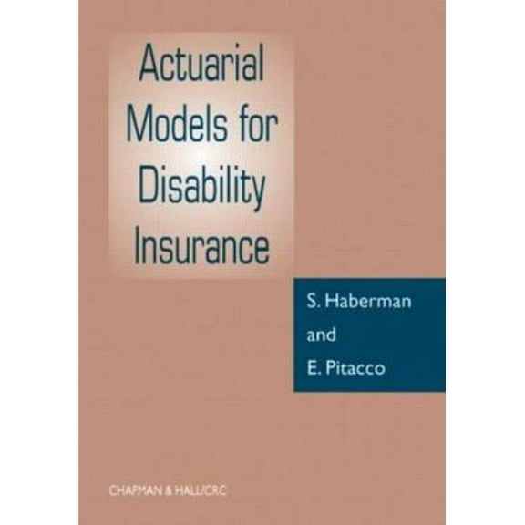 Actuarial Models for Disability Insurance, (Hardcover)