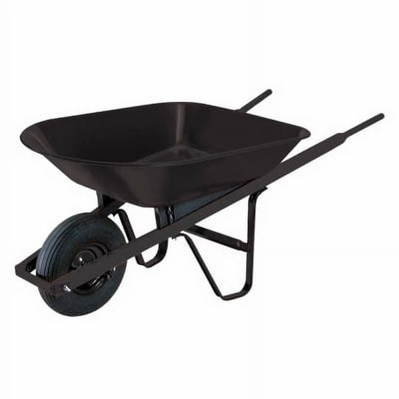 Ames S4U30 Wheelbarrow True Temper Steel 4 cu ft Black