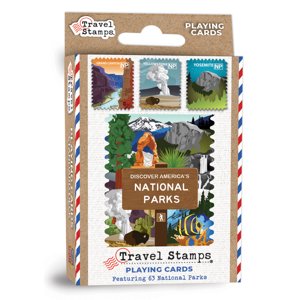 MasterPieces National Parks Travel Stamps Playing Cards