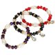 thumbnail image 2 of 3 elegantes pulseras de cristal hechas a mano, apilables, regalo de joyería para mujeres y amigas., 2 of 14