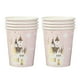 thumbnail image 2 of 8 vasos de papel desechables, vajilla de 270ml, tema de castillo rosa, taza para beber, taza de para , Picnic, vacaciones, suministros de, 2 of 4