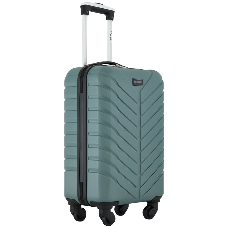 Wrangler 20 Inch Carry-On Spinner Luggage, Green photo 6