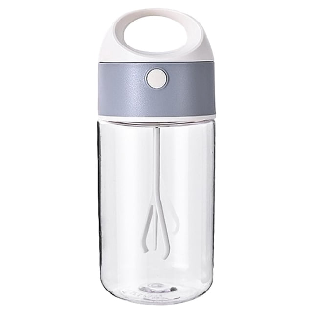 Electric , 450ml for Home Outdoor Mixer for Coffee Milk Oatmeal Blender Portable Gray