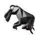 thumbnail image 2 of Escultura De Toro Toystoory Natural Con Textura De Línea Suave Decoración del hogar negro, 2 of 6