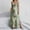 Green, variant on Voncos Silk Nightgowns for Women Floral Satin Spaghetti Strap Nightgown Sexy Long Sleep Dress - Gray
