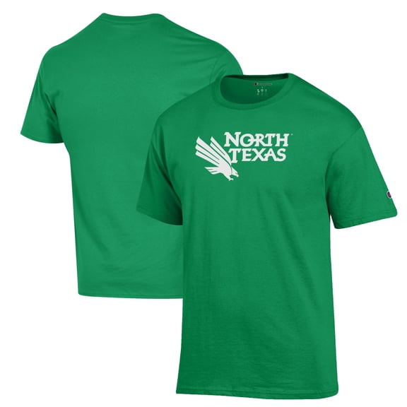 Men's Champion Kelly Green North Texas Mean Green Primary Jersey T-Shirt