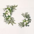 thumbnail image 3 of Decoración de bienvenida para bodas, flores artificiales, peonías, flores falsas, flores artificiales, decoraciones de enredaderas, 3 of 6