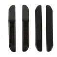 thumbnail image 1 of 4PCS Door Edge Guards Protector Crash Proof Car Door Corner Trim Strip Replacement For Tesla Model 3 2018 to 2023 Black, 1 of 5