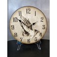 Prayer of Faith Tan Wall Clock Ultra Quiet Quartz Mechanism Hand