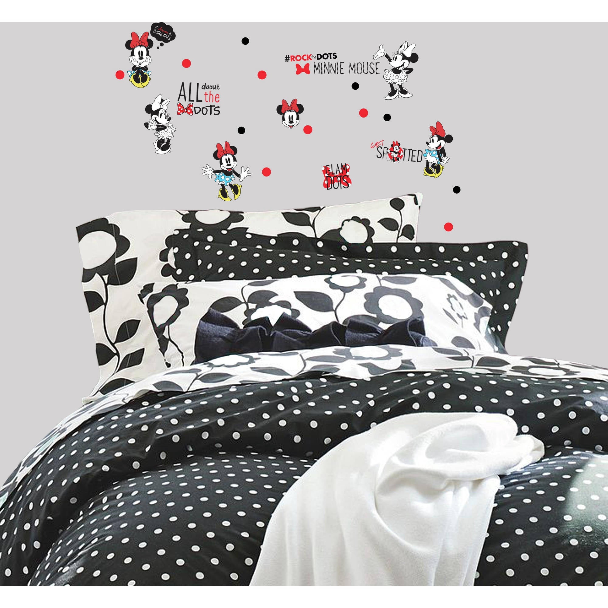 Roommates Minnie Rocks The Dots Peel and Stick Wall Decals