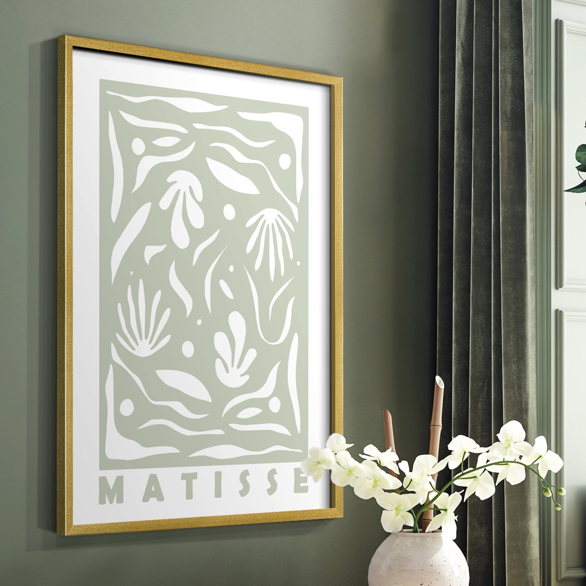 Matisse VII Framed Print - Solid Wood