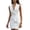 White, variant on Women's V-Neck Ruffle Sleeveless Slim Business Work Pencil Dress