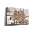 thumbnail image 2 of Epic Graffiti 'Christmas Barn View' by Cindy Jacobs, Canvas Wall Art, 40"x26", 2 of 2